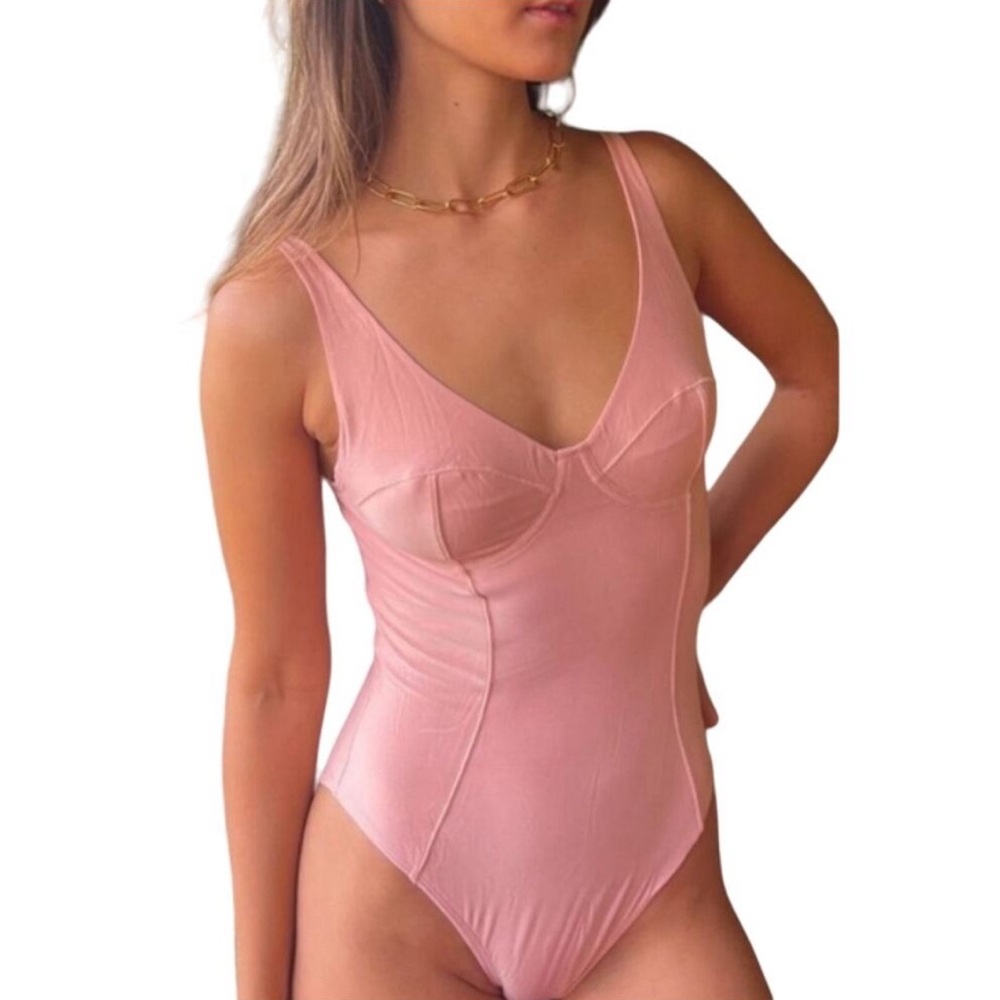 WE ARE HAH @ Free People Rose Bodysuit - Women’s Size Medium - New With Tags